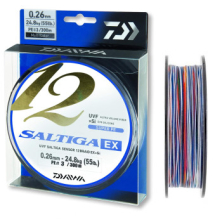 Шнур Daiwa Saltiga 12BEX+SI MC 300m 24.8kg 0.26mm #3.0 (12696-326)