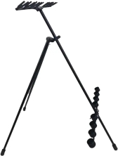 Трипод Meccanica Vadese Tripod Mico 4/6/8 Rods Для запасніх удилищ Black