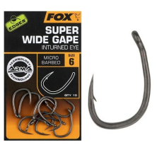 Крючки карповые Fox Edges Armapoint Super Wide Gape Inturned Eye Size 6 10шт