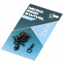 Мини вертлюг с кольцом Nash Micro Ring Swivel 10шт