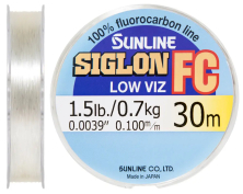 Флюорокарбон Sunline Siglon FC 30m 0.10mm 0.7kg поводковый