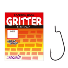 Крючок оффсетный Varivas Rock-On Gritter #1 6шт. (VA 68513)