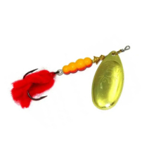 Блесна вращающаяся Mepps Aglia №5 gold  pompon 9g (2293941)