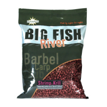 Пеллетс Dynamite Big Fish River Pellets Shrimp &amp; Krill 4 6 8mm 5 x 1.8kg (DY1366)