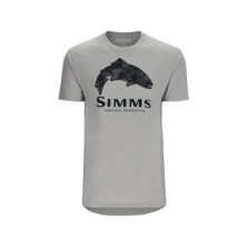 Футболка Simms Trout Regiment Camo Fill T-Shirt Cinder Heather XL (14101-1181-50)