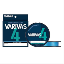 Шнур Varivas PE Line X4 Water Blue 200m 8.15kg 0.165mm #1.0 (VA 13613)