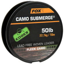 Лидкор без сердечника Fox Edges Submerge Camo Leader 10m Fleck Camo 50lb (CAC708)