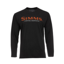 Реглан Simms Logo Shirt LS Black Orange Logo XL (13626-001-50)
