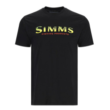 Футболка Simms Logo T-Shirt Black Neon L (12803-1035-40)