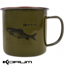 Кружка эмалированная Korum Classic Enamel Mug Barbel 330ml
