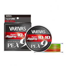 Шнур Varivas Avani Jigging Max Power X9 10*10 Multicolor 200m 8.1kg 0.148mm #0.8 (VA 13702)