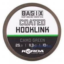 Поводочний матеріал без оболонки KORDA Basix Braided Hooklink 25lb/11,32kg 10м 
