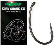 Крючки карповые Korda Kurv Shank XX Size 1 10шт