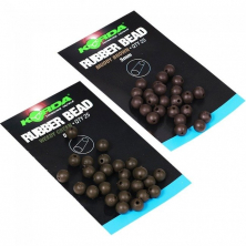 Резиновые буферные шарики Korda 5mm Rubber Bead Brown 5mm 25шт