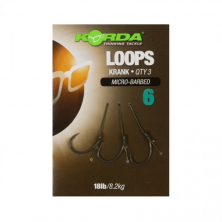 Готовый поводок Korda Loop Krank Rig 18LB/Size 6 3шт