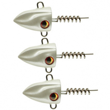 Груз штопор Daiwa Prorex Screw-In Pelagic Head 30g 3pcs #Pearl (209440)