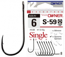 Крючок Owner S-59 BC #6 (8 шт/уп)