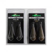 Грузило Korda Distance Casting Swivel Blister Weed 4oz/112g 2шт 
