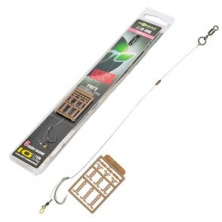 Готовый поводок Korda IQ D Rig Barbed Kurv 10lb size 8 1шт