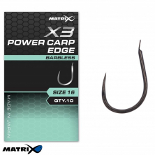 Крючки безбородые Matrix X3 Power Carp Edge Hooks Barbless Size 10 10шт