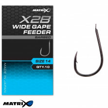 Крючки Matrix X2B Wide Gape Feeder Hooks Barbed Size 16 10шт