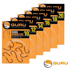 Крючки безбородые Guru MWG Hook Eyed Barbless 10шт