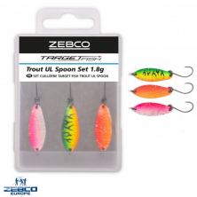 Блесна Zebco Target Fish Trout UL Spoon Set 3шт