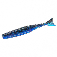 Плавающий силикон ZMAN Chattershad 4.5 " 4pc #Black/Blue (CSH45-64PK4)