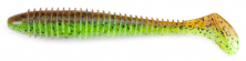 Силикон Keitech Fat Swing Impact 5.8" #401 Green Pumpkin/Chartreuse