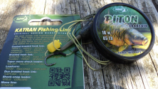 Лидкор Katran Lead core PITON 45lb 10m camo green black