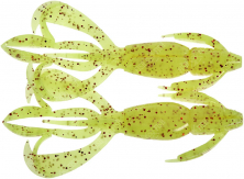 Силикон Keitech Crazy Flapper 3,6", PAL01 Chartreuse Red Flake