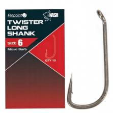 Крючки карповые Nash Twister Long Shank Size 1 10шт