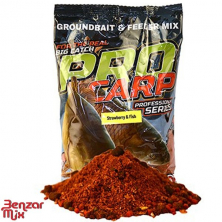 Прикормка Benzar Mix Pro Carp Strawberry Fish 1kg