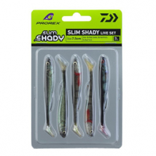 Силикон Daiwa Prorex Real Slim Shady Live Set 75mm 3.3g 5pcs #Live Set (15100-615)