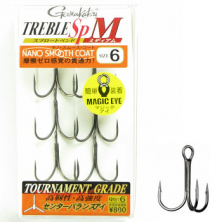 Тройник Gamakatsu Treble SP-M (NSC) #6 6pcs (2314783)