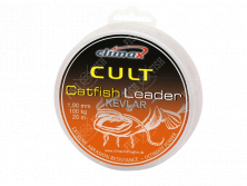 Поводковый материал Climax CULT Catfish Kevlar Leader 20 м 0.80 мм, 80 кг. (Olive) 9381-10020-080