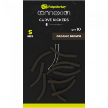 Лентяйка Ridge Monkey Connexion Curve Kickers Weed Green S 10шт
