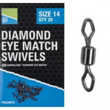 Вертлюг Preston Diamond Eye Match Swivels № 10 1шт