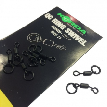Вертлюг быстросьемный с кольцом Korda Quick Change Ring Swivel Round Size 11 8шт