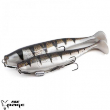 Силиконовая приманка Rage Zander Pro Shad UV Glitter Perch Loaded 16cm 1шт