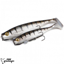 Силиконовая приманка Rage Pro Shad UV Glitter Perch Loaded 18cm 1шт