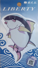 Наклейки MEIKOSHA LIBERTY FISHING STICKER S-124 KOROKORO MAGURO
