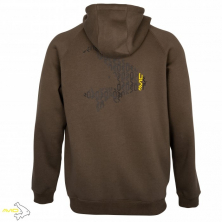 Толстовка Avid Carp Compound Zip Hoodie Brown XL 1шт