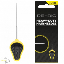 Игла без застежки Avid Carp Re-Rig Heavy-Duty Hair Needle Yellow