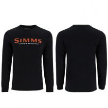 Реглан Simms Logo Shirt LS Jet Black XL