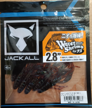 Силиконовая приманка JACKALL WAVER SHRIMP 2.8  #GRAPE GREEN FLAKE (083)