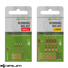 Набір для ковзної оснастки Korum Smokescreen Running Rig Kit Small 4шт