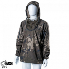 Дождевик с москитной защитой лица Nash ZT Lite Hydra Flex Hoody Camo S 1шт