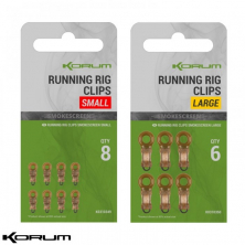 Клипса скользящей оснастки Korum Smokescreen Running Rig Clips Small