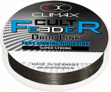 Поводковый материал Climax CULT Feeder Droplink 0,24mm,11,8kg, 10m darkgrey (37633)
